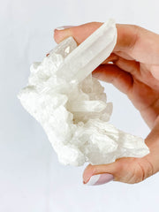 Frosted Quartz Cluster 120g