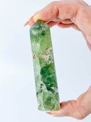 Prehnite Obelisk 111g