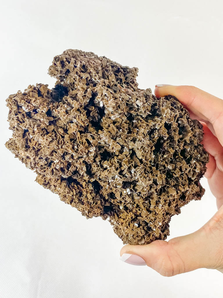 Halite Chocolate Cluster Mineral Specimen Fragile 427g