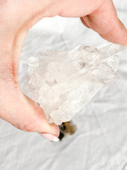 Balance Duo: Clear Quartz + Smoky Quartz | Medium