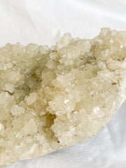 Glass Apophyllite Cluster with Druzy 3kg