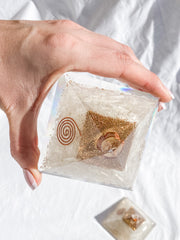Orgonite Pyramid Selenite