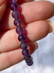 Amethyst Bead Bracelet