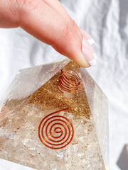 Orgonite Pyramid Clear Quartz