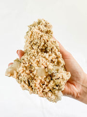 Pink Heulandite Stilbite Cluster 659g