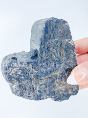 Black Tourmaline Heart Natural 516g
