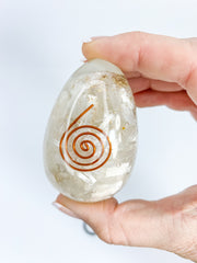 Orgonite Selenite Egg | X Large