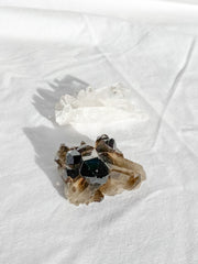 Balance Duo: Clear Quartz + Smoky Quartz | Medium