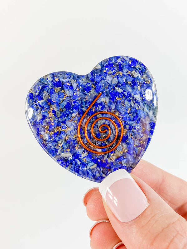 Orgonite Heart Lapis Lazuli | Medium