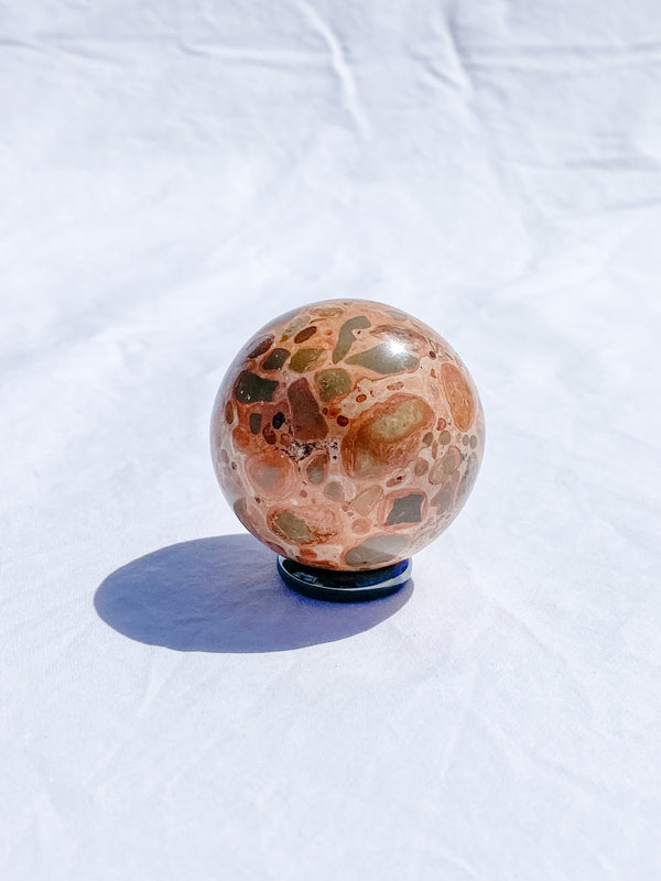 Leopardite Sphere | Large