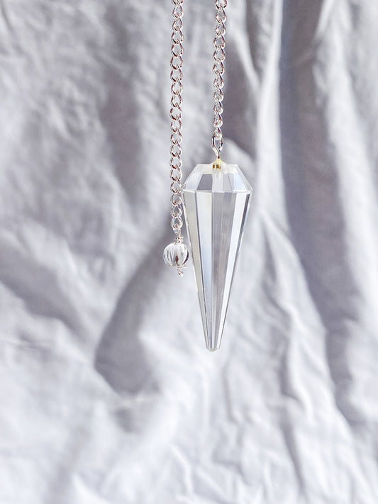 Clear Quartz Pendulum