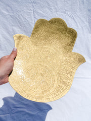 Hamsa Bronze Dish Light | XX Large