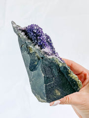 Amethyst CutBase Cluster 738g