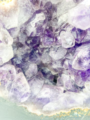 Amethyst and Pink Geode Statement Piece “Witches Hat” 8kg