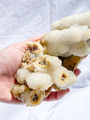 Coral Quartz Cluster with Druzy Cluster 890g