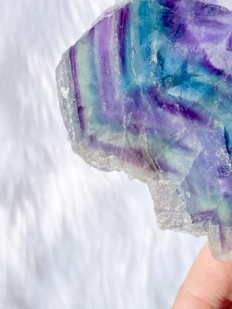 Fluorite Fairy Wings Pair 1.1kg