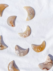 Flower Agate New Moon | X Small