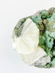 Green Heulandite with Inclusions 640g