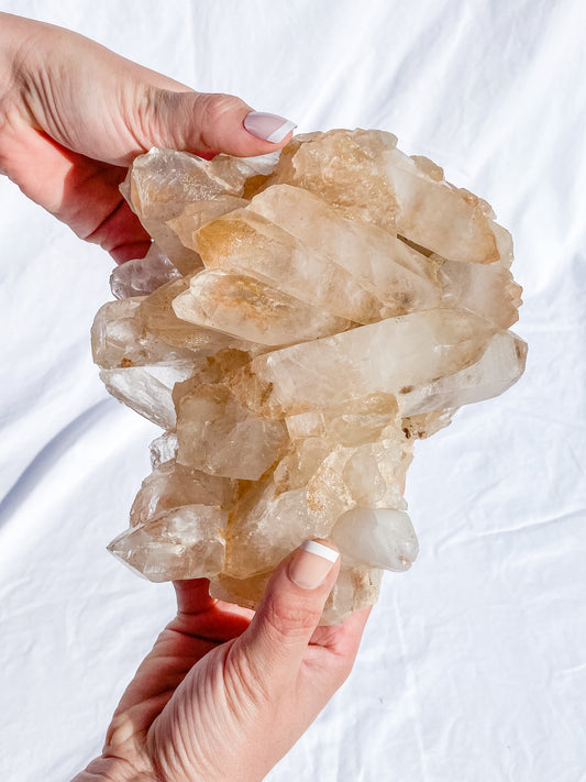 Himalayan Quartz Cluster with Inclusions ShowPiece 2.6kg