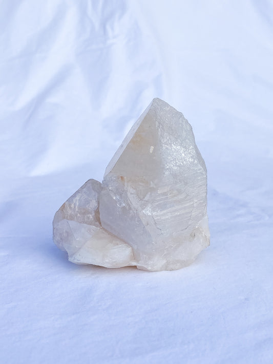 Himalayan Quartz Cluster Elestial with Inclusions 458g