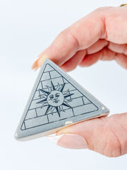 SunFace Ceramic Holder | Gray