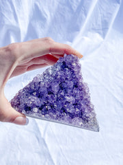 Amethyst CutBase Triangle Cluster 364g
