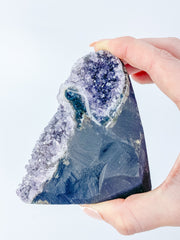 Amethyst Cut Base Cluster 421g