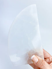 Selenite Polished Bookend