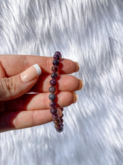 Lepidolite Bead Bracelet