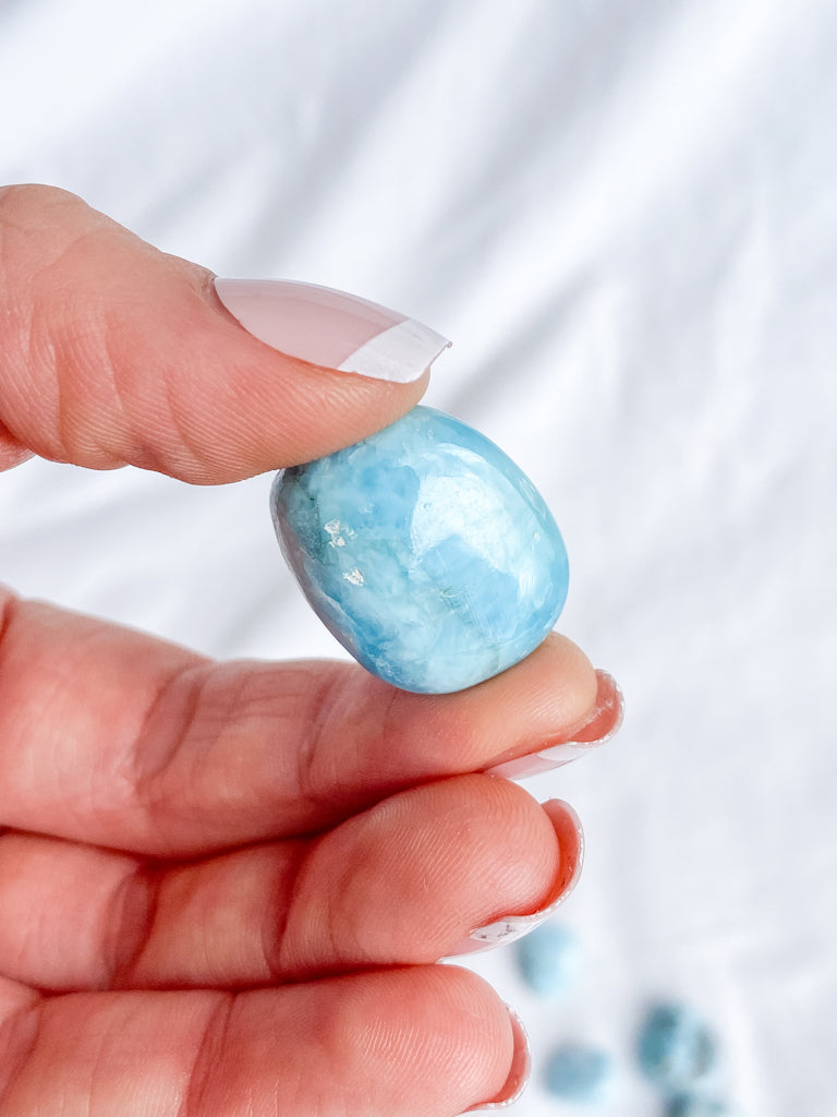 Larimar Tumbles | Small