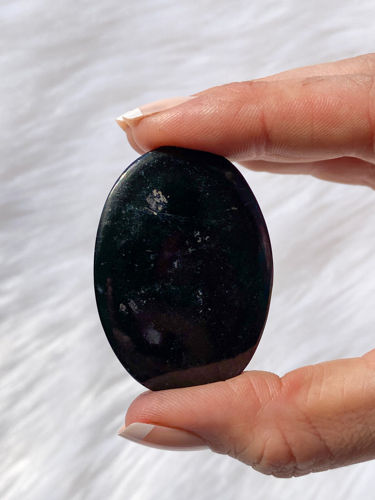 Black Tourmaline Worry Stone