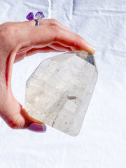 Natural Citrine Semi Polished Point 394g