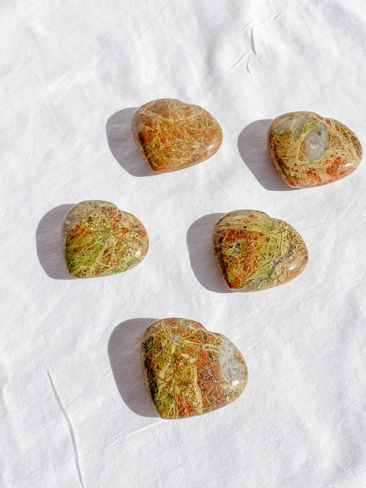 Unakite Heart | Medium