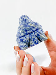 Sodalite Buddha Carving