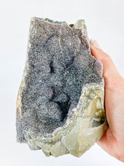 Black Amethyst CutBase Cluster 1.4kg