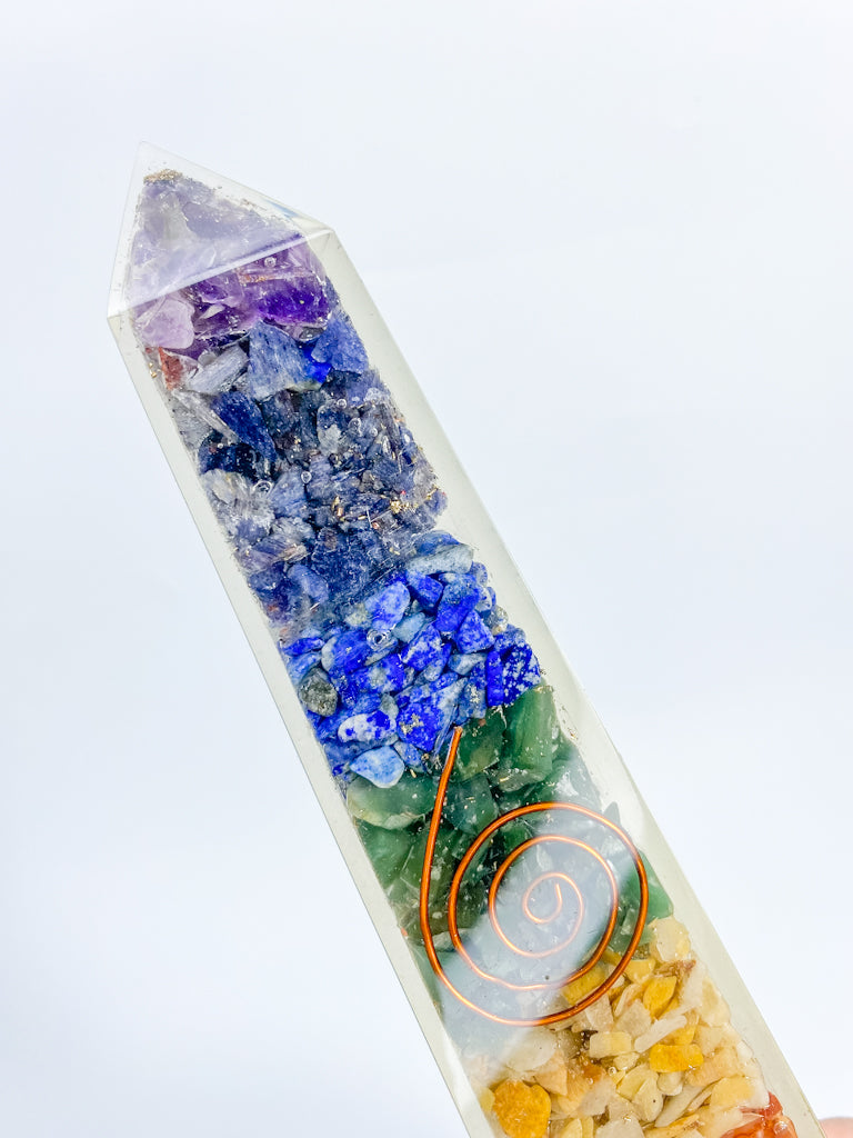Orgonite Chakra Obelisk | X Large