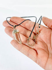 Vitality Pendant Natural Clear Quartz