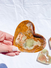 Green Onyx Heart Bowl | Large