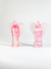 Onyx Pink Angel Carving