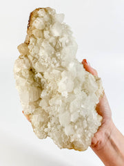 Apophyllite Cluster with Druzy Inclusions 2.2kg