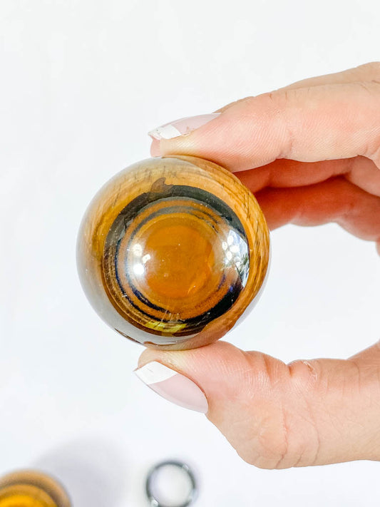 Tiger Eye Sphere | Medium