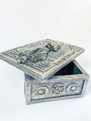 Black Cat Protection Silver Box