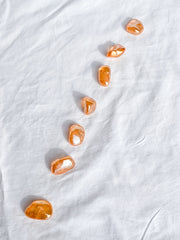 Copper Orange Aura Tumbles | Mini