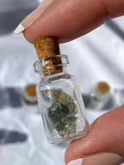 Sapphire and Glass Jar Mini