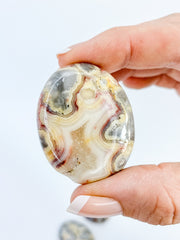 Crazy Lace Agate Worry Stone