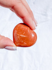 Peach MoonStone Heart | Small