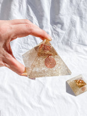 Orgonite Pyramid Clear Quartz