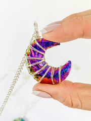 Dichroic New Moon Pendant