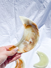 Green Onyx Moon Bowl | X Large