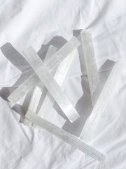 Selenite Natural Wand | Medium